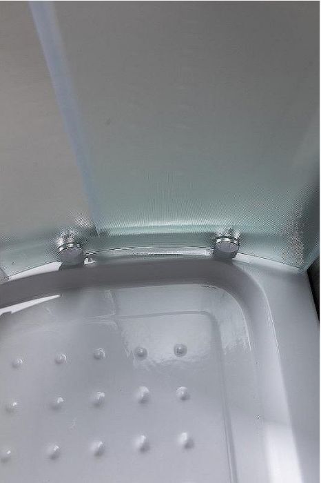 Душевой уголок Esbano ESR-8010 80x80 ESUGR8010 профиль Хром стекло рифленое