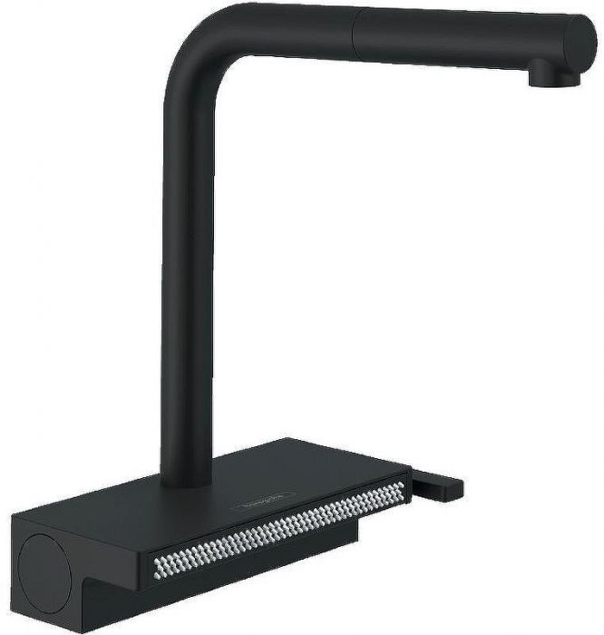 Смеситель для кухни Hansgrohe Aquno Select M81 2jet sBox 73830670 Черный матовый