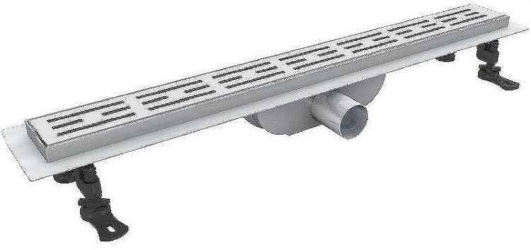 Душевой лоток RGW Drain Leo-40-80 60214080-01 с решеткой Хром