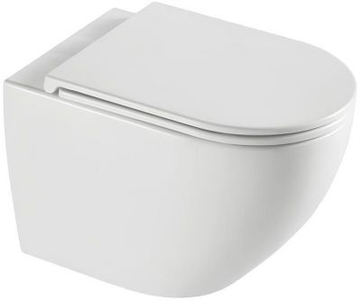 Унитаз WeltWasser Merzbach 043 XL GL-WT 10000013428 подвесной Белый глянец с сиденьем Микролифт