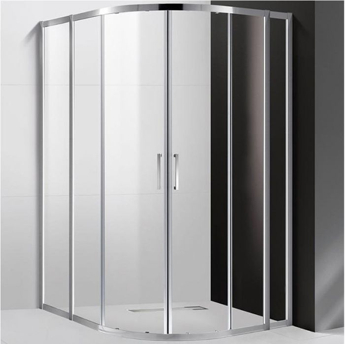Душевой уголок Cezares Molveno RH-22 110х100 MOLVENO-RH-22-110/100-C-Cr-IV профиль Хром стекло прозрачное