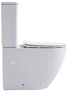 Унитаз компакт Splendy Light LI10163FYWMW цвет Белый матовый без бачка с сиденьем Микролифт