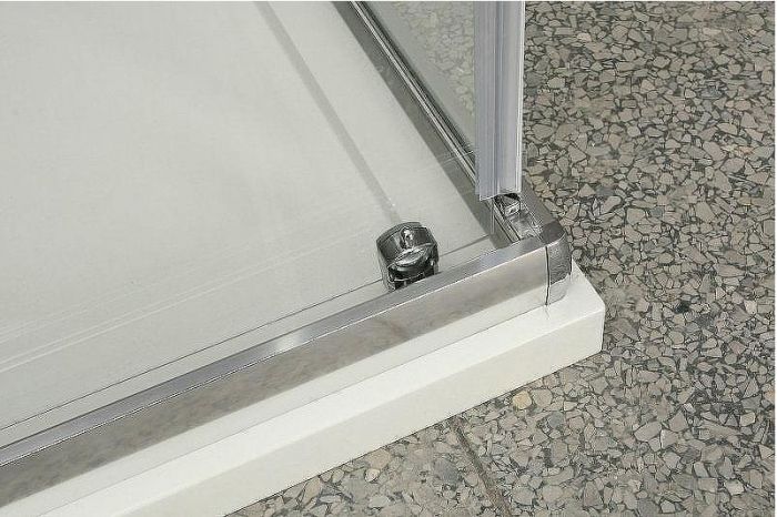 Душевой уголок BelBagno Unique 115x80 UNIQUE-AH-1-100/115-80-C-Cr профиль Хром стекло прозрачное