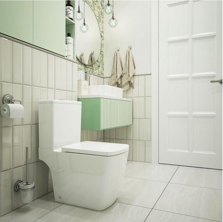 Унитаз компакт Lavinia Boho Aveo 330601CR цвет Белый глянцевый с бачком и сиденьем Микролифт