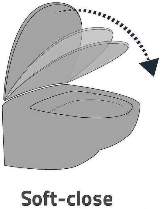 Сиденье для унитаза Ridder Memphis О2217110 Черное с Микролифтом