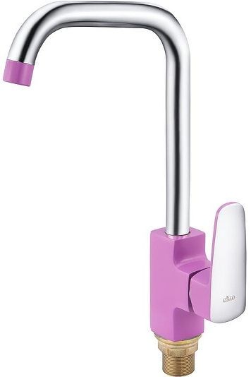 Смеситель для кухни Ekko E40302 цвет Хром Фиолетовый