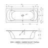 Акриловая ванна RIHO LINARES Plug&Play 170x75 RIGHT, BD5300500000000