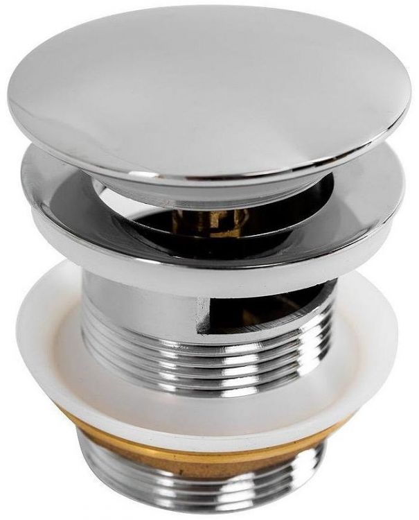 Донный клапан Art&Max AM-DR-CR click-clack Хром