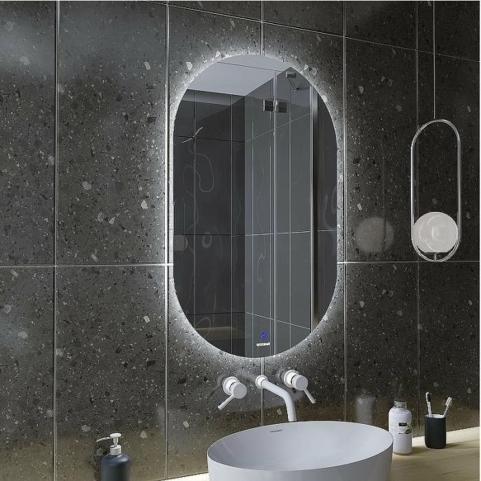 Зеркало Grossman Nero-промо 60 2460100 с подсветкой с сенсорным выключателем