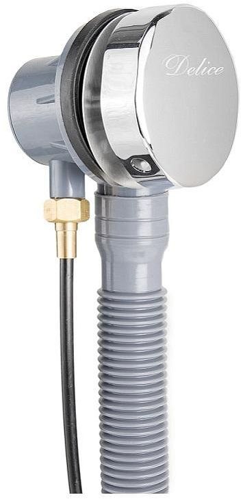 Слив-перелив Delice DLR000007 полуавтомат Хром