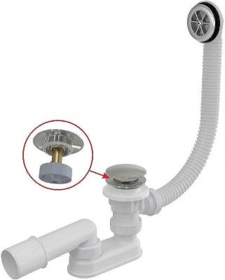 Слив-перелив Alcaplast A505CKM-100 Click-Clack Хром