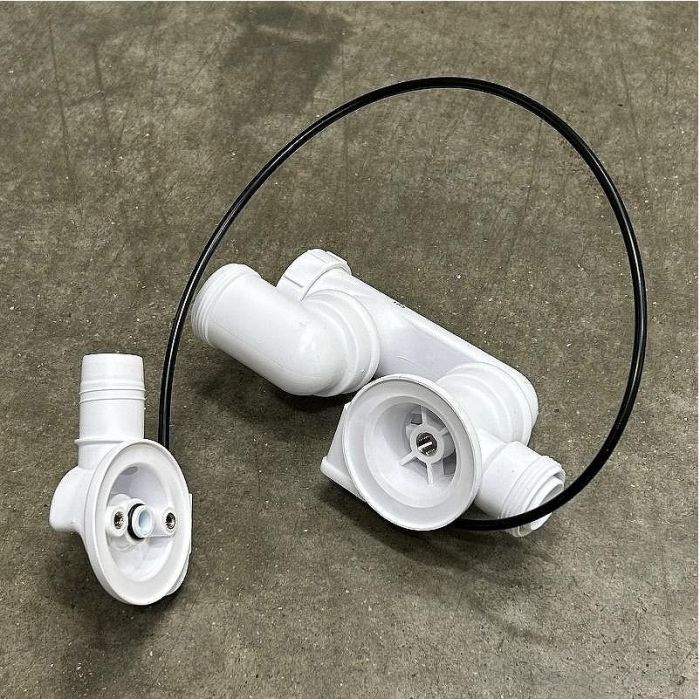 Слив-перелив McAlpine MRB14CB-PB цвет Белый Хром