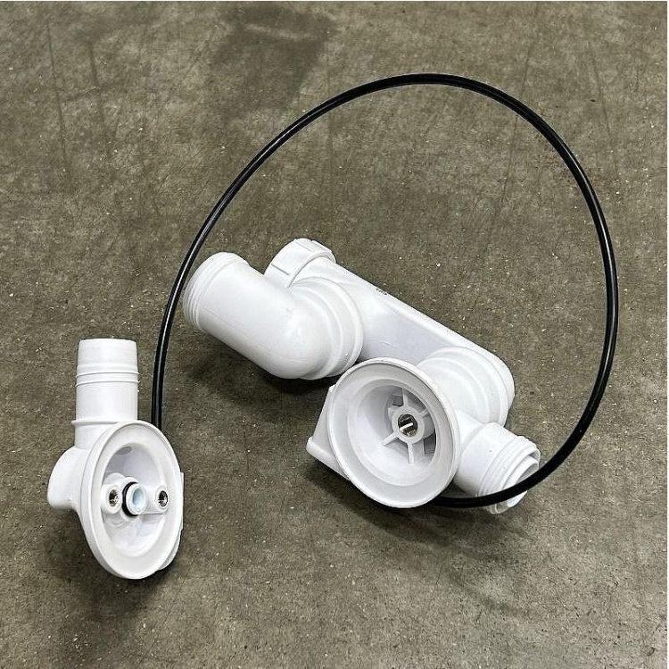 Слив-перелив McAlpine MRB14CB-PB цвет Белый Хром