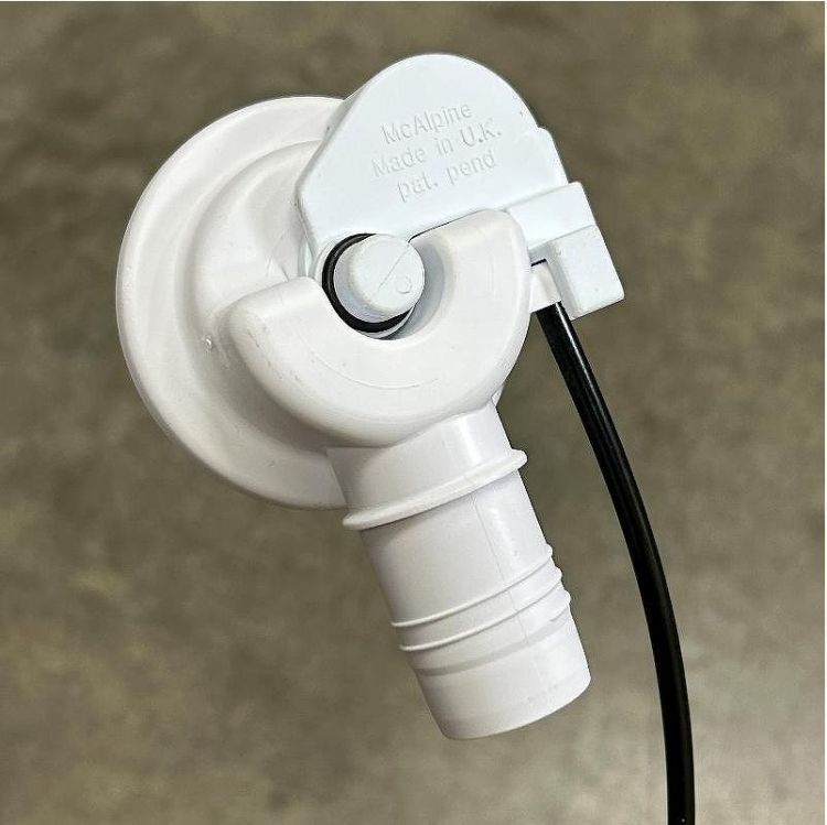 Слив-перелив McAlpine MRB14CB-PB цвет Белый Хром