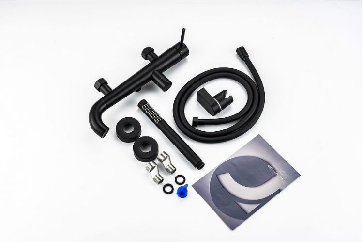 Смеситель для ванны Knotlor Elixir SS-32/BL цвет Черный матовый Смеситель для ванны Knotlor Elixir SS-32/BL цвет Черный матовый