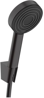 Hansgrohe Pulsify 1j Porter-набор Душевой гарнитур, ручной душ, настенный держатель и шланг 125см., цвет: черный матовый