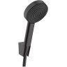 Hansgrohe Pulsify 1j Porter-набор Душевой гарнитур, ручной душ, настенный держатель и шланг 125см., цвет: черный матовый