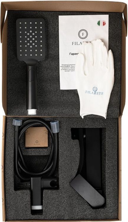 Смеситель для ванны FILARETE Waterfall FL2110BL цвет Черный матовый Смеситель для ванны FILARETE Waterfall FL2110BL цвет Черный матовый