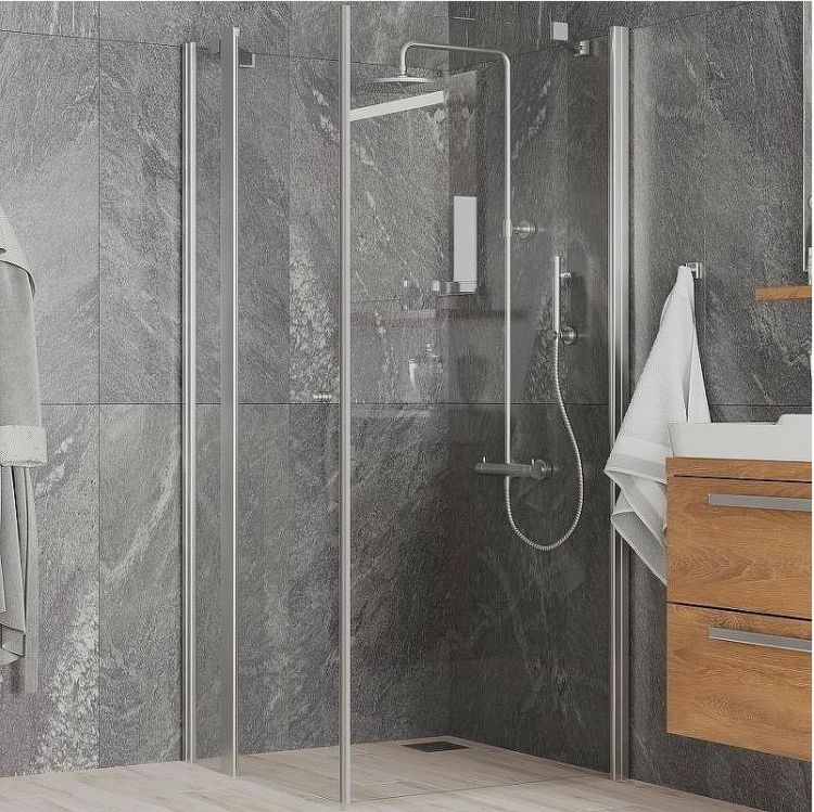 Душевой уголок Paini Cox 90x90 78CR9090 профиль Хром матовый стекло прозрачное Душевой уголок Paini Cox 90x90 78CR9090 профиль Хром матовый стекло прозрачное