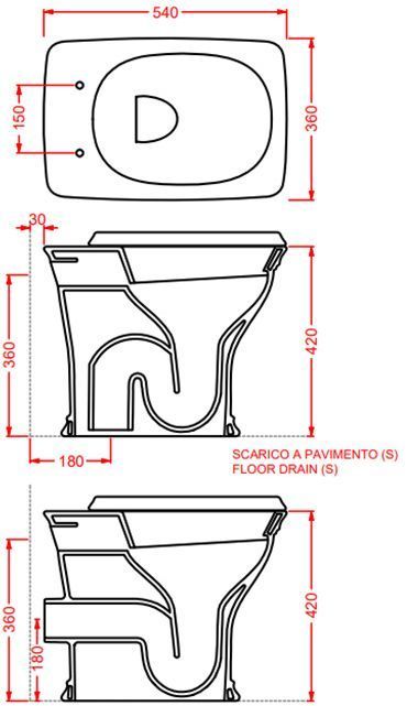 Унитаз ARTCERAM Civitas CIV003 01 00 Унитаз ARTCERAM Civitas CIV003 01 00