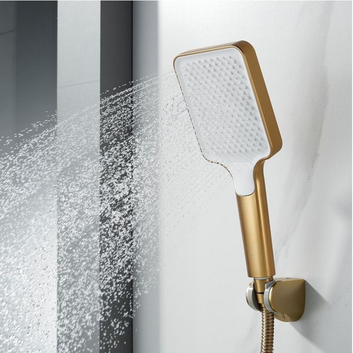 Смеситель для ванны Shevanik S99G S9952G цвет Золотой сатин