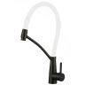 Смеситель для кухни Fmark FS8255H-02 цвет Черный Белый