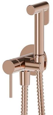 Гигиенический душ со смесителем Newform Idroscopini 886E.59.067 цвет Copper Bronze