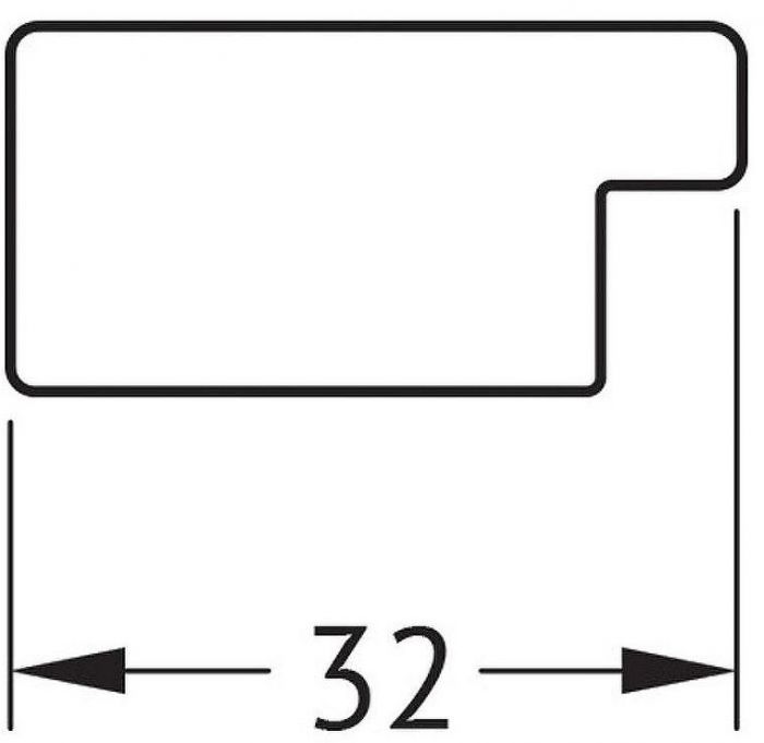Зеркало Evoform Definite 45х35 BY 7491 в багетной раме - Черные дюны 32