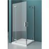 Душевой уголок BelBagno Kraft 90х80 KRAFT-AH-22-90/80-C-Cr-L профиль Хром стекло прозрачное