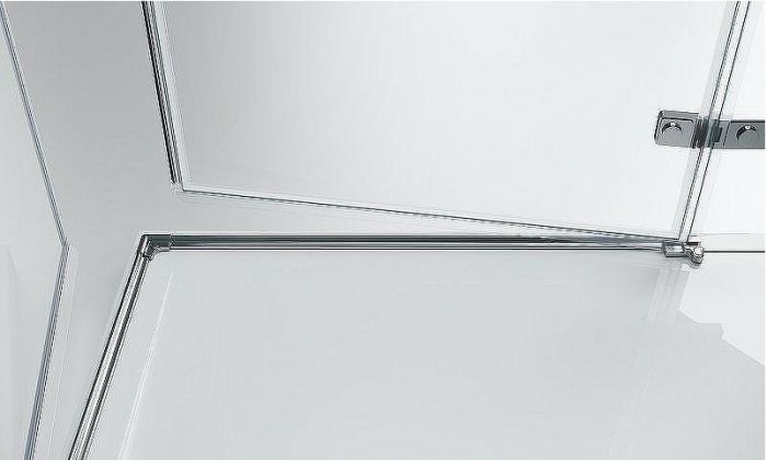 Душевой уголок BelBagno Kraft 90х80 KRAFT-AH-22-90/80-C-Cr-L профиль Хром стекло прозрачное