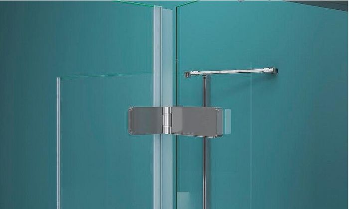 Душевой уголок BelBagno Kraft 90х80 KRAFT-AH-22-90/80-C-Cr-L профиль Хром стекло прозрачное
