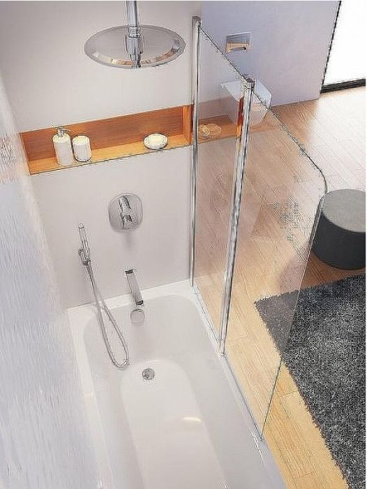 Акриловая ванна Ravak Chrome 170x75 C741000000 без гидромассажа