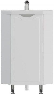Тумба под раковину Corozo Мирра 40 SD-00001642 угловая Белая