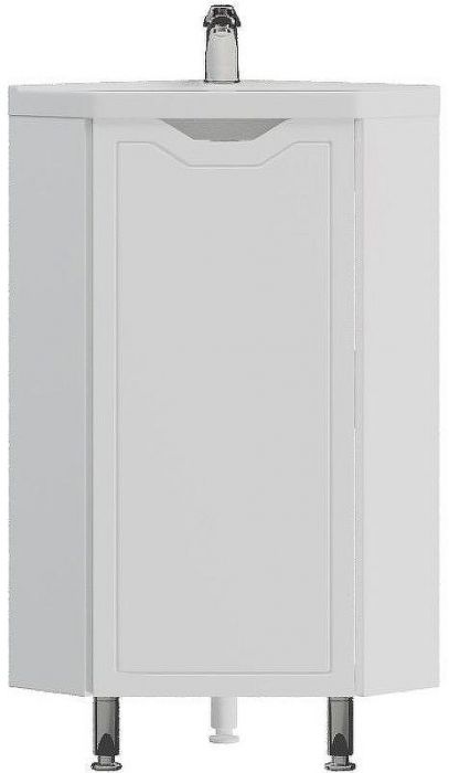 Тумба под раковину Corozo Мирра 40 SD-00001642 угловая Белая