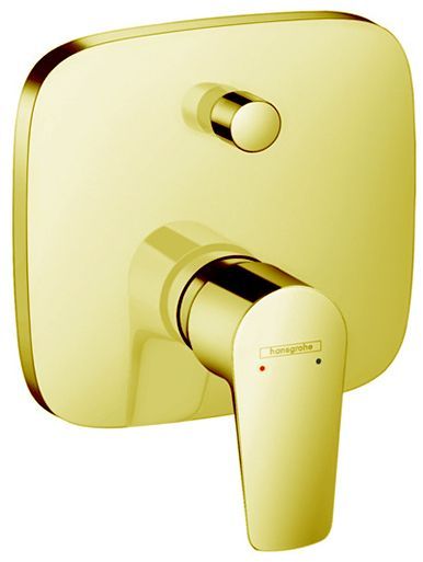 Hansgrohe Talis E Встраиваемый смеситель для ванны, внешняя часть, цвет: золото