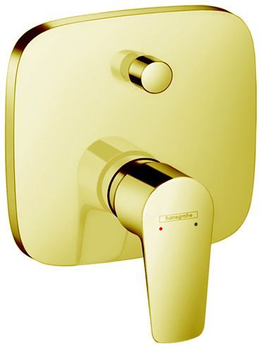 Hansgrohe Talis E Встраиваемый смеситель для ванны, внешняя часть, цвет: золото