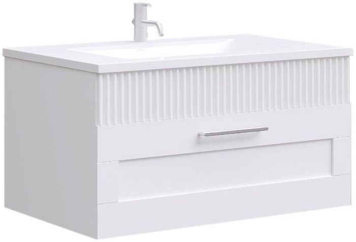 Тумба c раковиной SanVit Турин-1 75 kturin1075 подвесная Белая