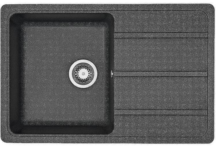 Кухонная мойка Aquaton Аманда 78 1A712832AD210 Графит Кухонная мойка Aquaton Аманда 78 1A712832AD210 Графит