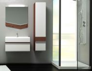 Мебель для ванной Velvex Crystal Cub 70, цвет темный лен (подвесной)