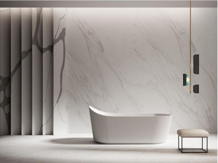 Акриловая ванна Abber 170х80 AB9445MW без гидромассажа