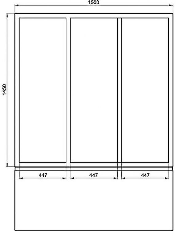 Шторка на ванну Creto Avalon 3.0 150 SH00066 профиль Белый стекло прозрачное Шторка на ванну Creto Avalon 3.0 150 SH00066 профиль Белый стекло прозрачное