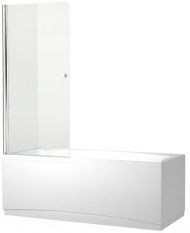 Шторка на ванну Aquanet Alfa NF6211 75 00196050 профиль Хром стекло прозрачное