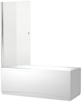 Шторка на ванну Aquanet Alfa NF6211 75 00196050 профиль Хром стекло прозрачное