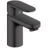 Hansgrohe Vernis Blend Смеситель для раковины, излив 70 мм, с донным клапаном, цвет: матовый черный
