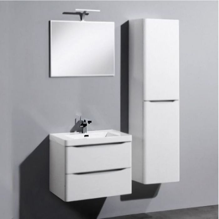 Тумба под раковину BelBagno Ancona-N 60 ANCONA-N-600-2C-SO-BL подвесная Bianco lucido