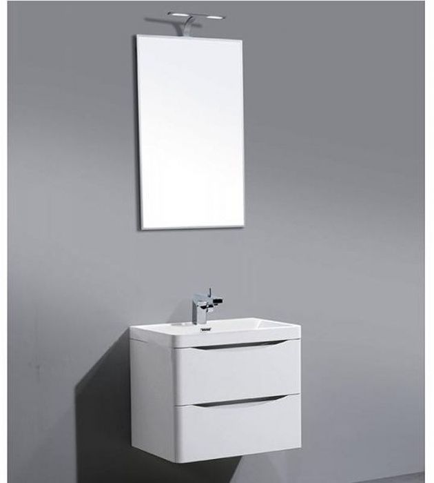 Тумба под раковину BelBagno Ancona-N 60 ANCONA-N-600-2C-SO-BL подвесная Bianco lucido