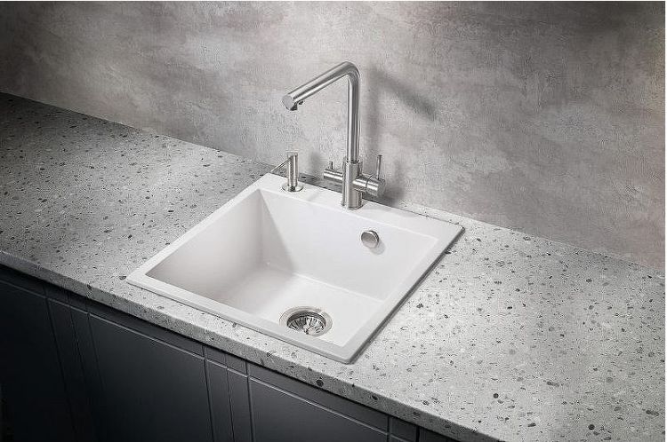 Кухонная мойка Milacio Murcia 51 Cuarzo MC.77022 Белая