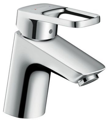 Hansgrohe Logis Loop Cмеситель для раковины, излив: 70мм, с донным клапаном, цвет: хром