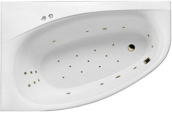 Акриловая ванна Excellent Kameleon 170x110 L WAEX.KML17.ULTRA.BR с гидромассажем
