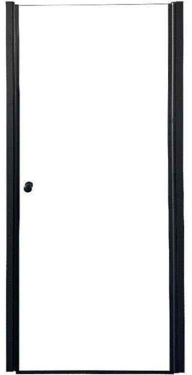 Душевая дверь Parly 80 DE80B профиль Черный стекло прозрачное